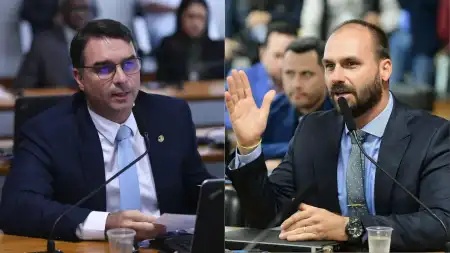 PT entra na justiça contra Flávio Bolsonaro, Eduardo e deputados do PL