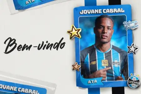 Grêmio oficializa a contratação do atacante Jovane Cabral, convocado para a Copa do Mundo