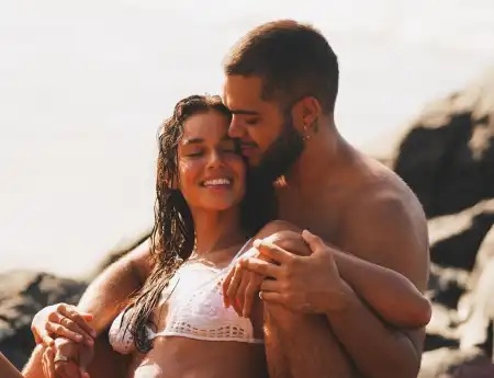 Filho de Preta Gil se declara à namorada ex-BBB Alane Dias em redes sociais