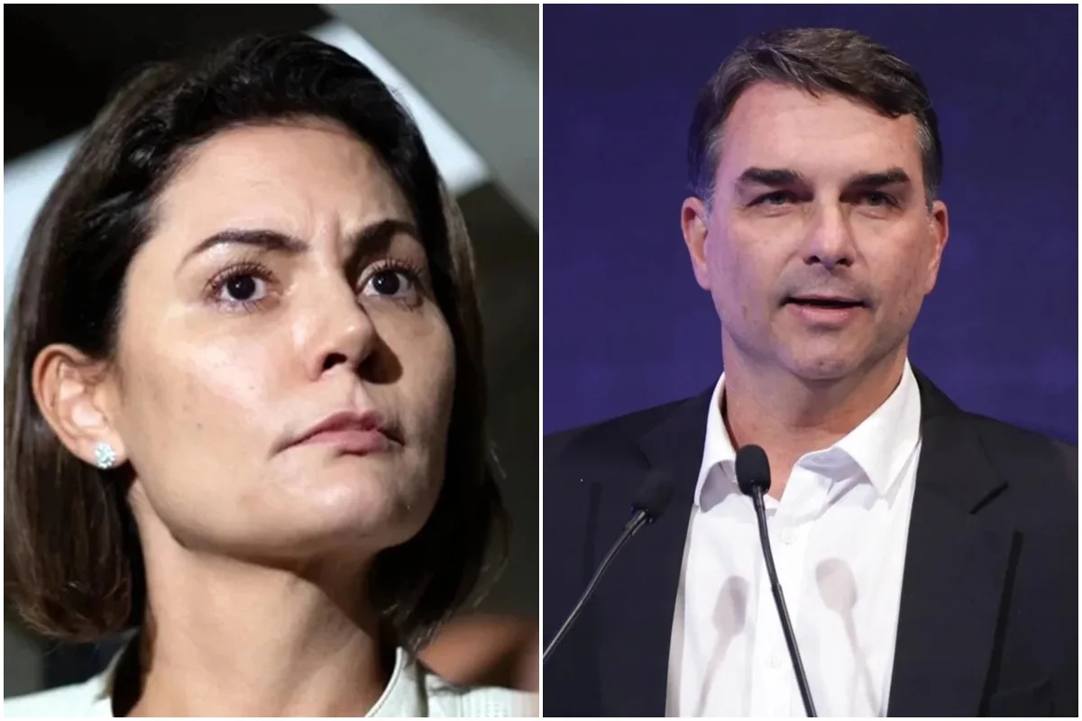Michelle Bolsonaro apoia pedido de desculpas de Flávio Bolsonaro em meio a crise familiar