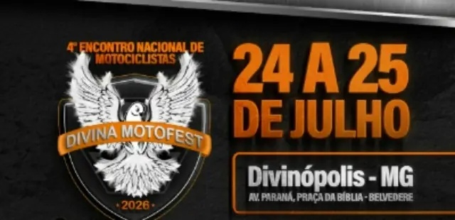 Divina MotoFest começa em Divinópolis com shows, lazer e reforço de segurança