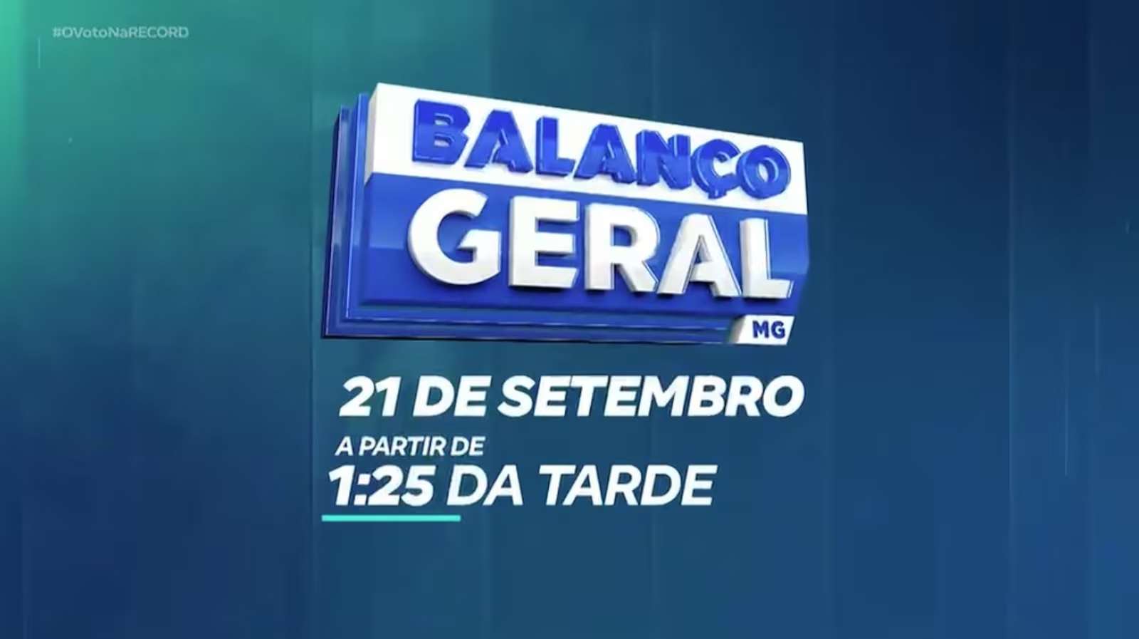 Record Minas realiza debate entre candidatos ao Governo de Minas Gerais na tarde de segunda-feira (21)