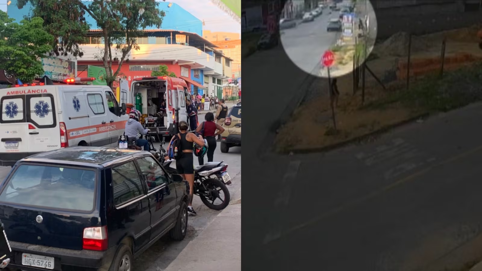 Criança é atingida por motociclista sem habilitação em Vespasiano, na Região Metropolitana de Belo Horizonte