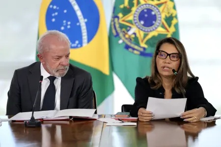 Ator Leonardo DiCaprio encontra-se com Lula e Janja para discutir questões ambientais no Palácio do Planalto