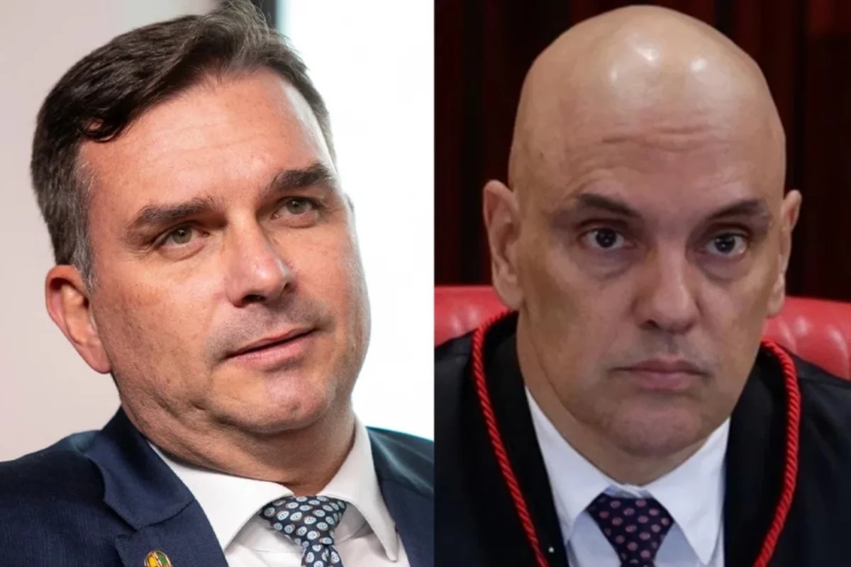 Flávio Bolsonaro critica vídeo de Moraes em jatinho ligado a banqueiro envolvido em investigação