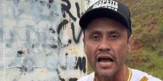 Cleitinho Azevedo desafia o Comando Vermelho ao apagar pichação atribuída à facção em Ubá