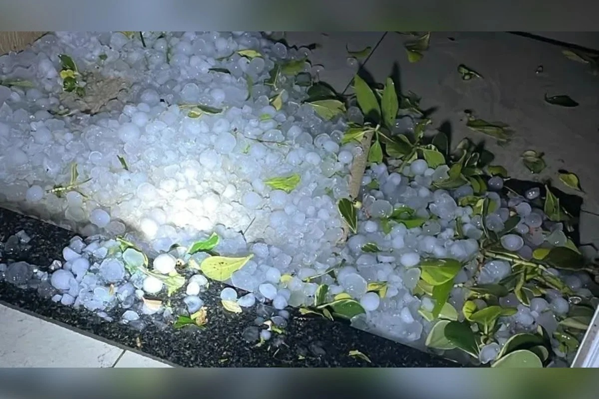 Forte temporal de granizo atinge cidades do Rio Grande do Sul, afetando mais de seis mil pessoas