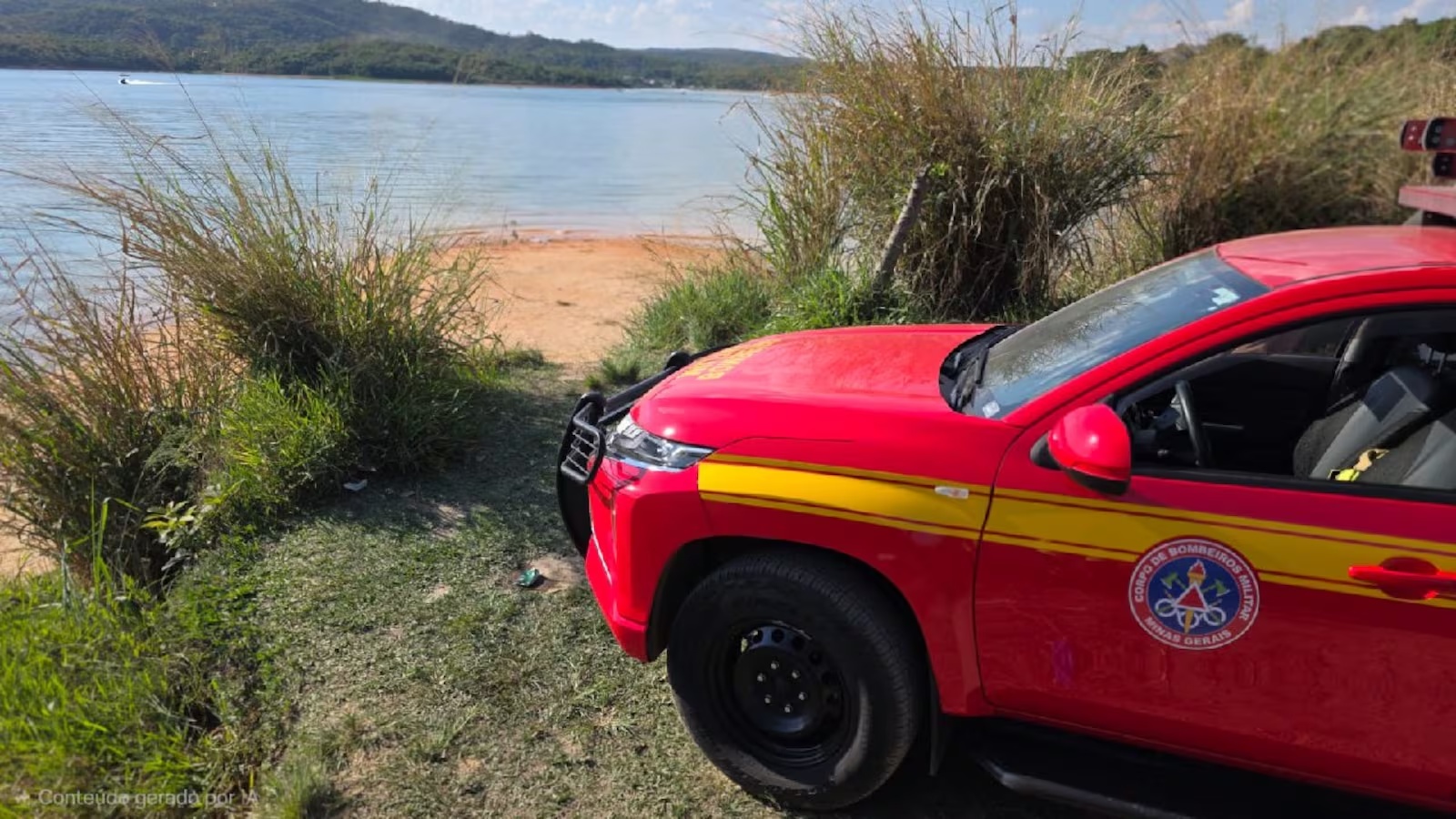 Crianças de 7 e 9 anos são resgatadas após afogamento em lagoa na região de Várzea das Flores, Betim