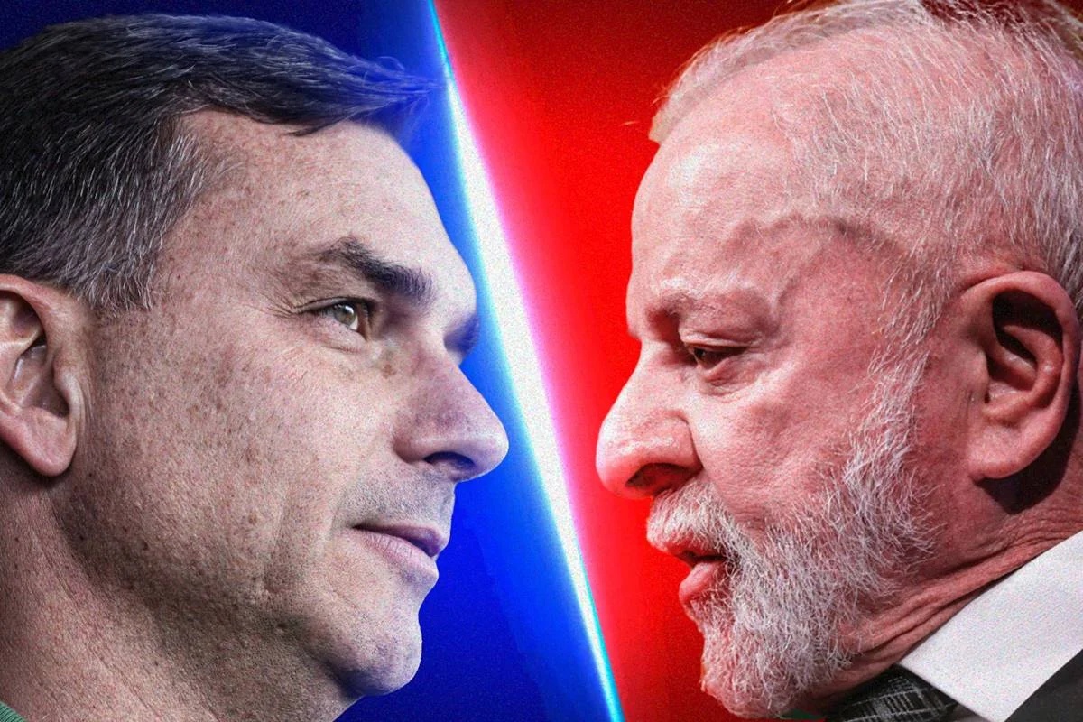 Pesquisa aponta empate técnico entre Flávio Bolsonaro e Lula no segundo turno das eleições