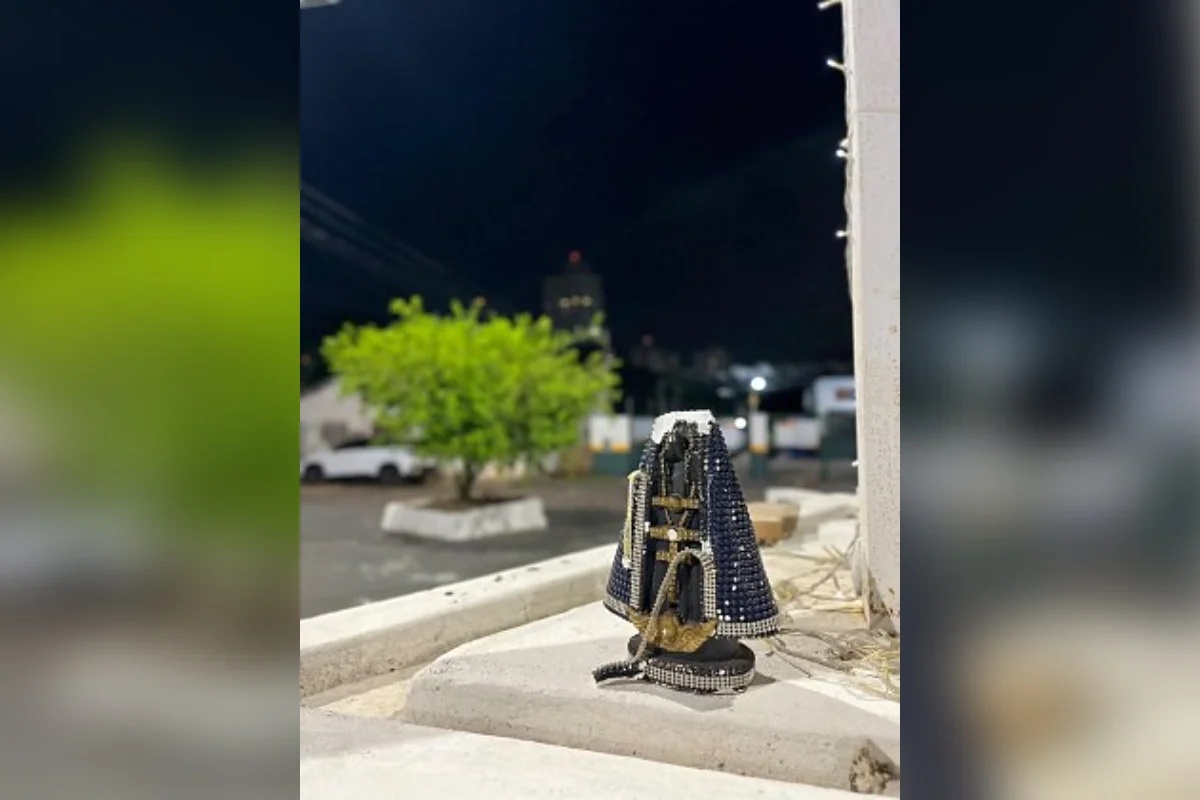 Imagem de Nossa Senhora de Aparecida é encontrada sem cabeça em marco religioso de Cuiabá