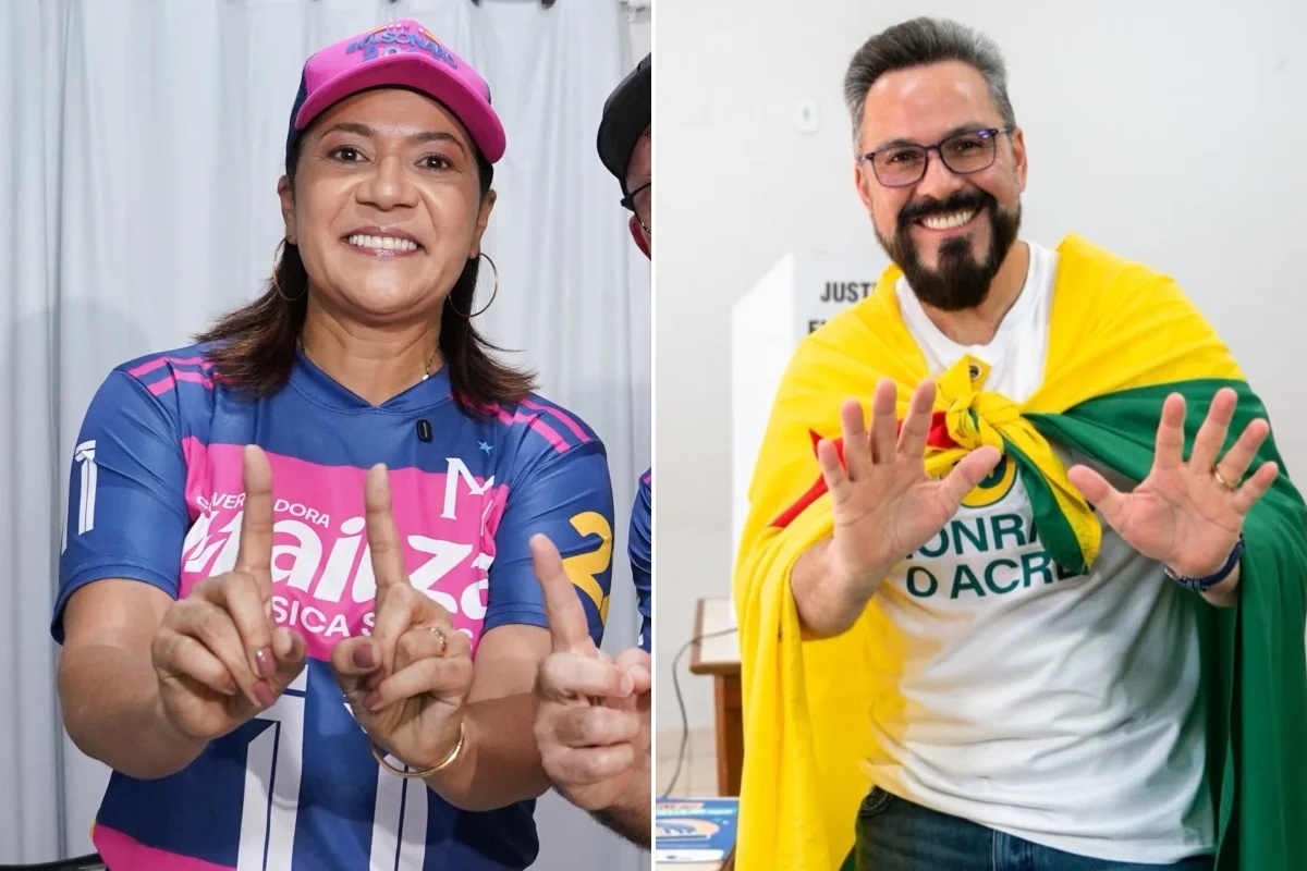 Mailza Assis e Alan Rick votam no segundo turno para o governo do Acre