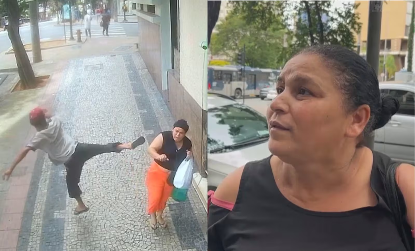 Mulher é vítima de agressão por morador de rua em Belo Horizonte e relata medo de novos incidentes