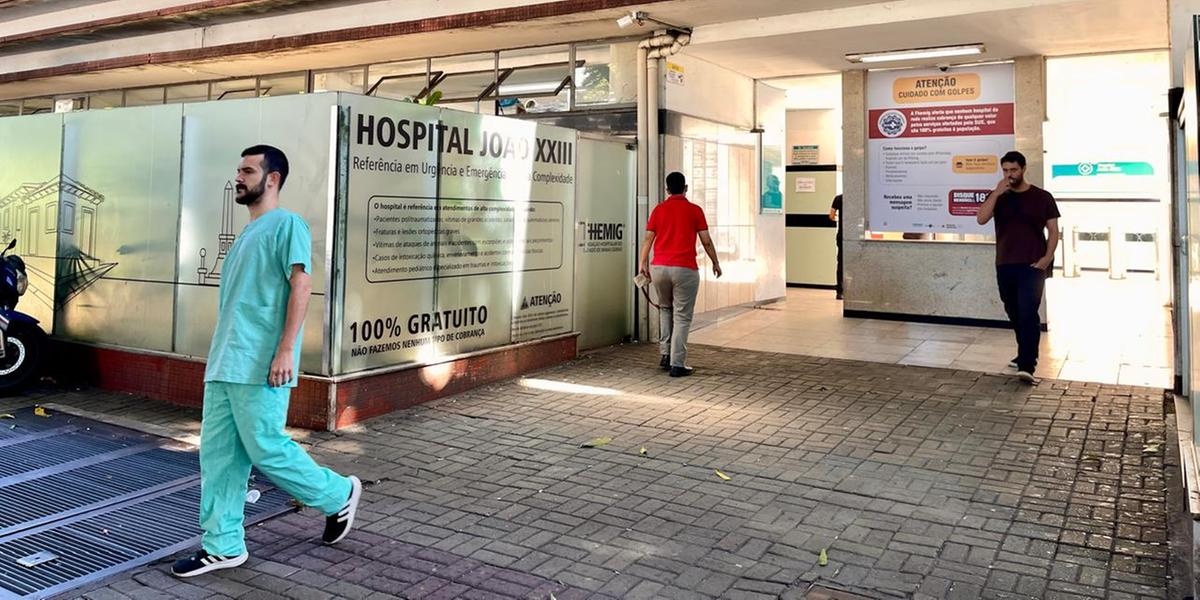 Vazamento de oxigênio no Hospital João XXIII em Belo Horizonte ocorre após dano em válvula por suporte de soro