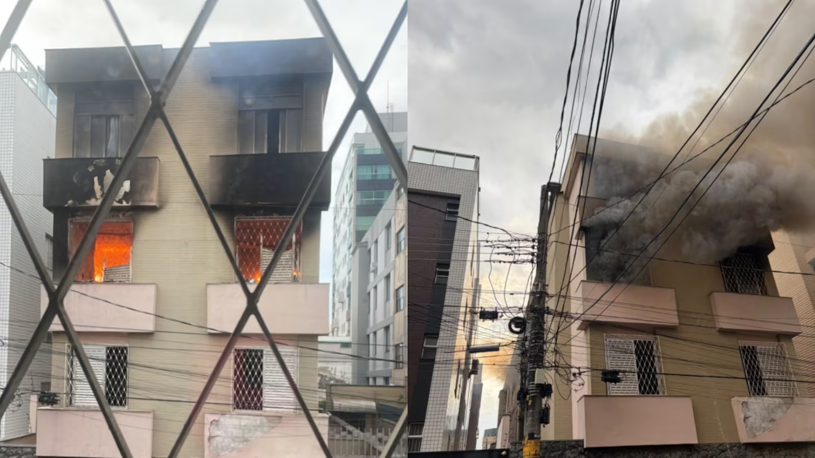 Mulher de 56 anos fica em estado gravíssimo após incêndio em apartamento no Prado, em Belo Horizonte; filho apresenta quadro estável