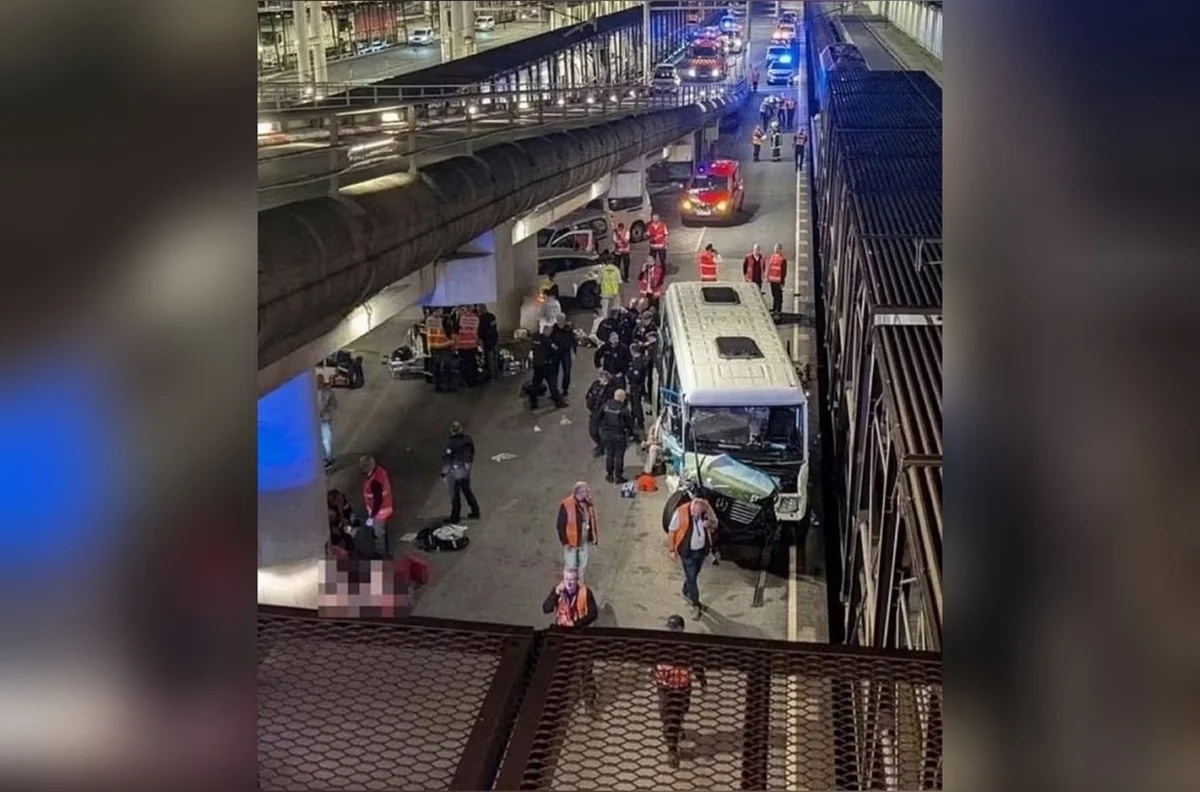 Colisão entre trem e micro-ônibus na França deixa 19 feridos e interrompe operação do Eurotúnel