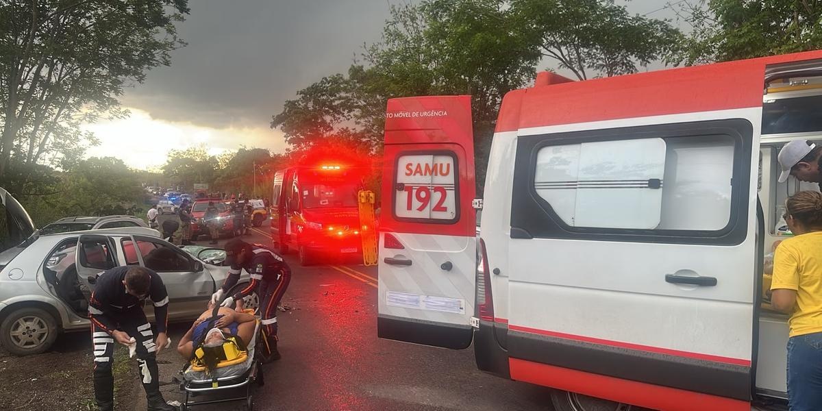 Acidente na MG-238 em Funilândia resulta em uma morte e seis feridos