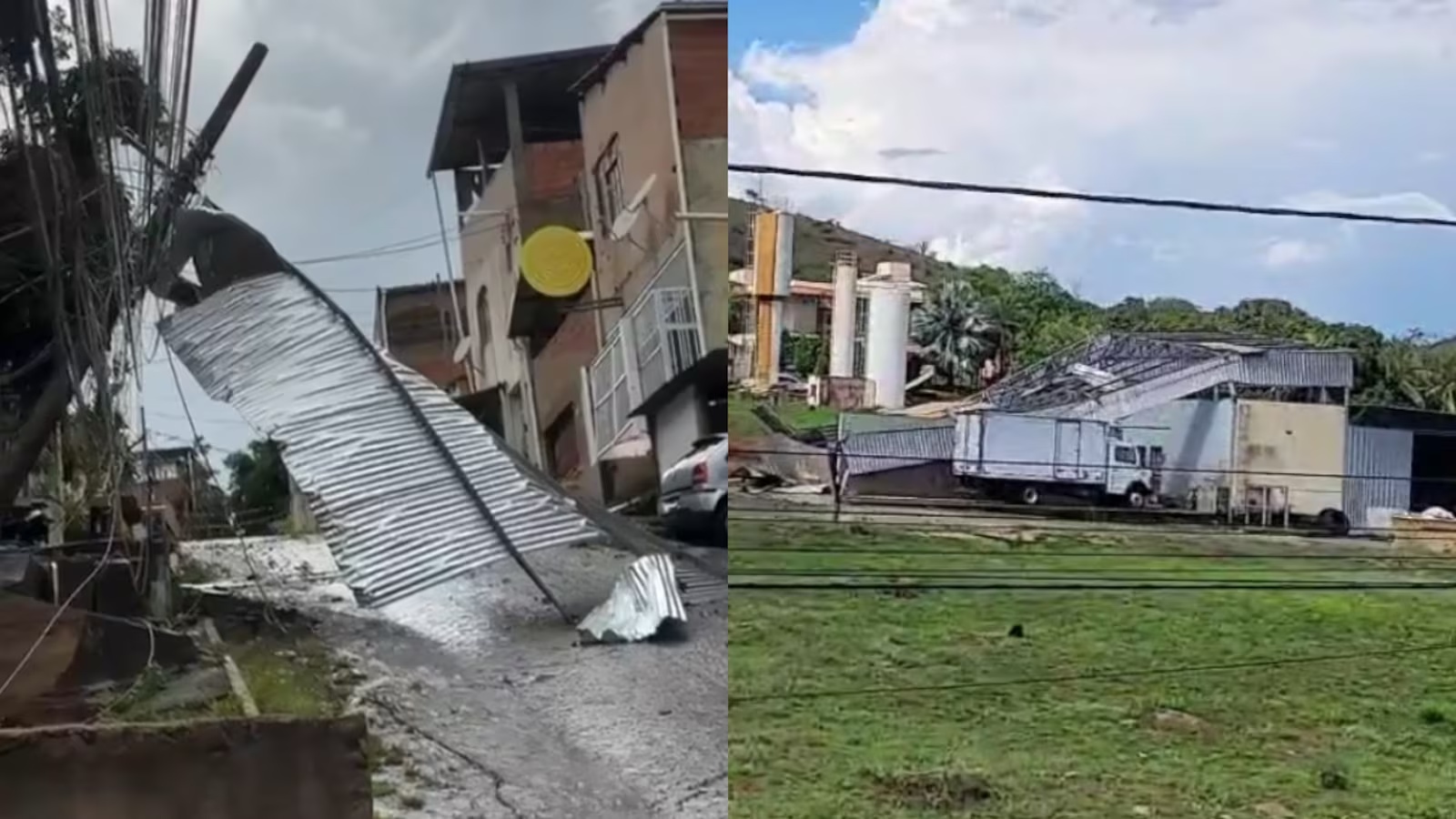 Temporal com ventos de até 100 km/h causa danos em Governador Valadares (MG)