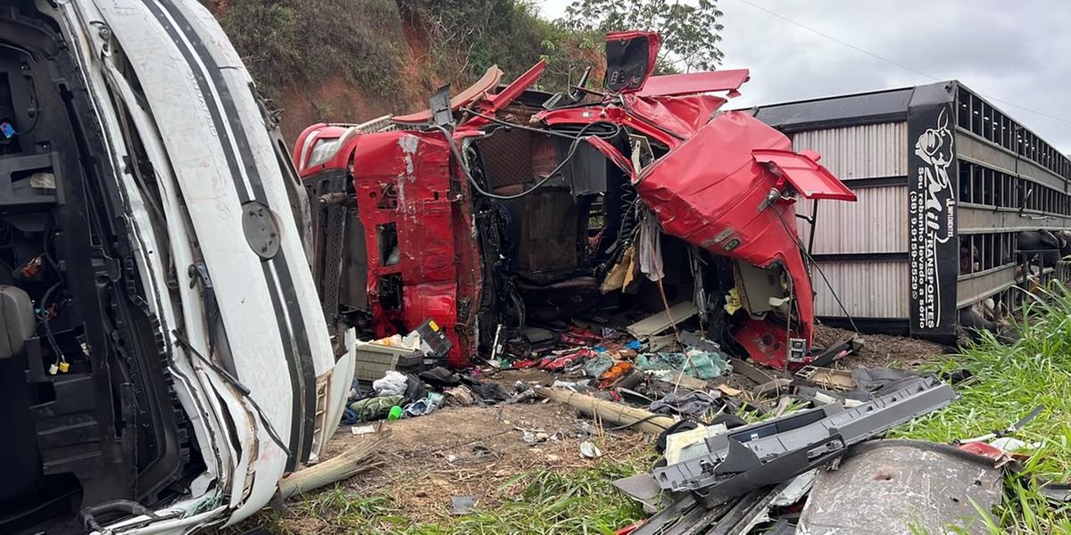 Acidente na MG-285 em Piraúba resulta em uma morte e deixa outro motorista ferido