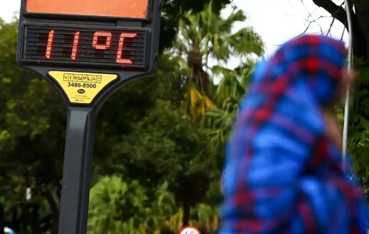 Frente fria provoca queda de temperaturas no Sul e traz chuvas ao Sudeste nesta sexta-feira